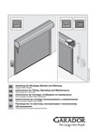 Fitting instructions Garador GaraRoll automated garage door