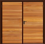 Timber Panel: Horizontal Cedar