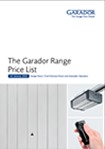 Click to view Garador Price List